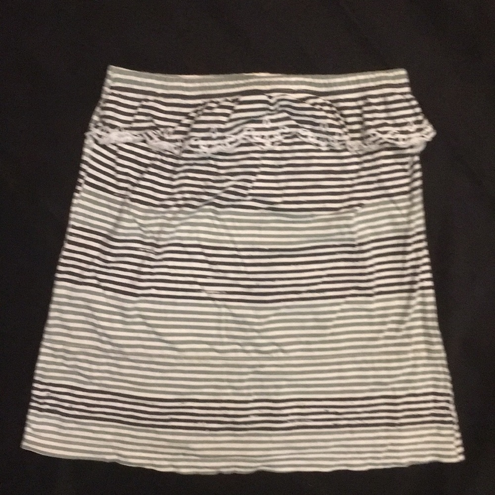 LUX stripe multi way style top with tie
